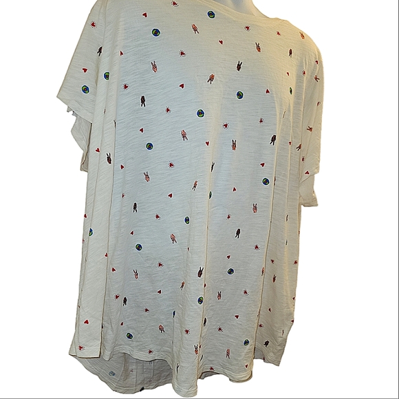 🌸old navy EveryWear Printed Slub-Knit T-Shirt - Picture 7 of 8